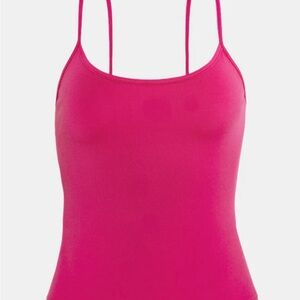 Motel Rocks Jasila Vest Top in Hot Pink